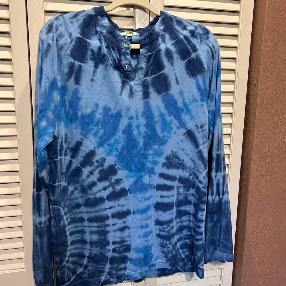 EARTHBOUND Indigo Tie-Dye Long Sleeve Shirt